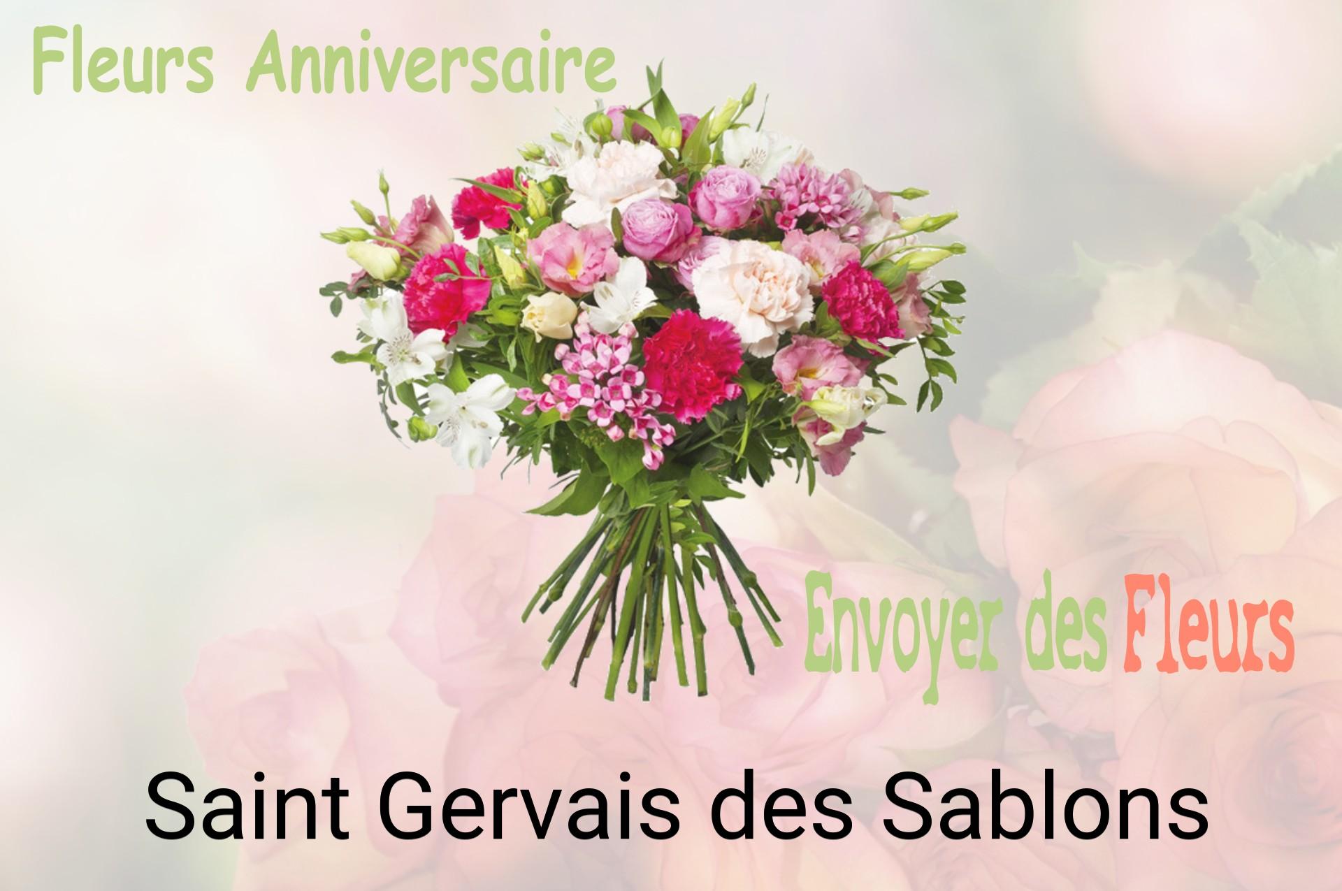 Bouquet de fleurs d’anniversaire livré à Saint-Gervais-des-Sablons