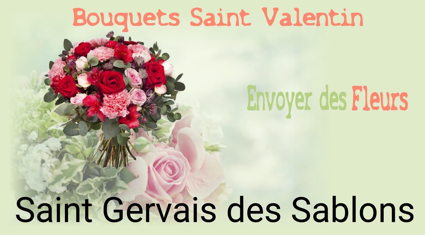 Roses de Saint-Valentin livrées à Saint-Gervais-des-Sablons